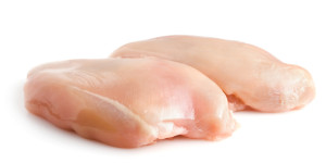 Chicken is currently the least expensive raw  pet food protein available.