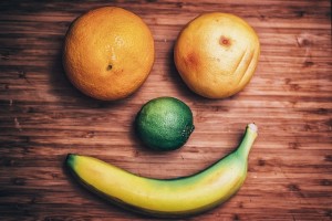 Smiling Fruit Face