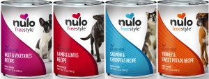 Nulo's canned food offer grain and carrageenan free formulas with US sourced ingredients.