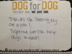 Thank You Card form Dog for Dog